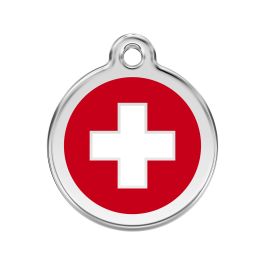 ID Tag Swiss Cross (01-SC) | Red Dingo UK